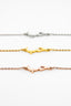 Minimal Love Bracelet