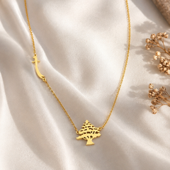 Lebanon Cedar × Zulfiqar Necklace