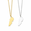 Lebanon Map Pendant Necklace