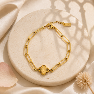Paperclip Clover | Gold