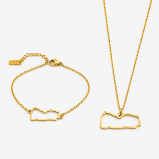 Yemen Map Gift Set | Outline