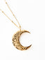 "After Hardship Comes Ease" Moon Necklace
