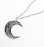 "After Hardship Comes Ease" Moon Necklace