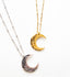 "After Hardship Comes Ease" Moon Necklace