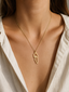 Lebanon Cedar Outline Necklace