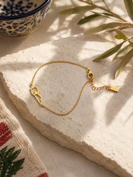 Lebanon Map Outline Bracelet