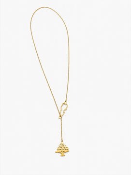 Lebanon Cedar Drop Necklace