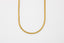 Rounded Gold Herringbone Chain