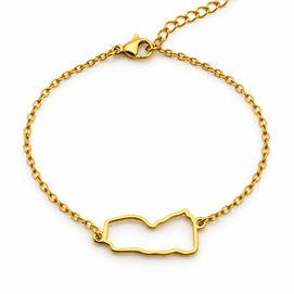 Yemen Map Bracelet