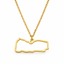 Yemen Map Necklace | Outline